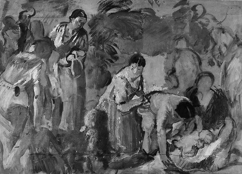 Mosè salvato dalle acque - Galleria d'Arte Moderna, Palazzo Pitti, Firenze